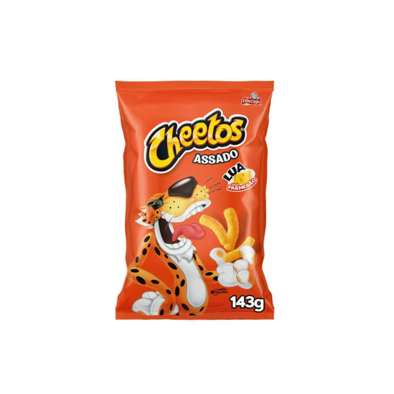 Salgadinho de Milho Sabor Queijo Parmesão Cheetos Lua Elma Chips 143g