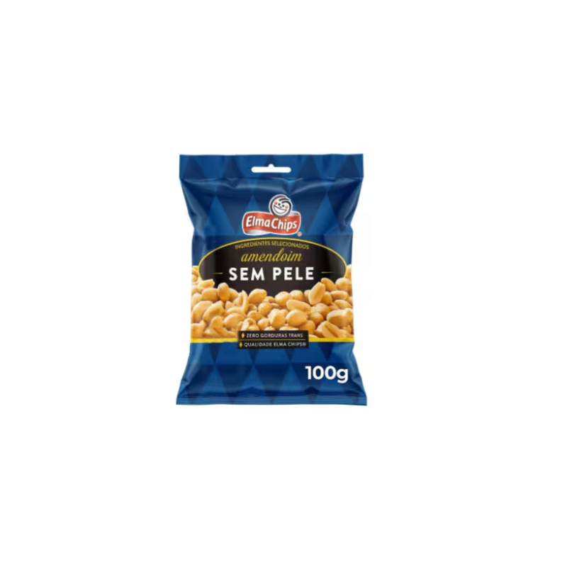 Amendoim Frito e Salgado sem Pele Elma Chips 100g