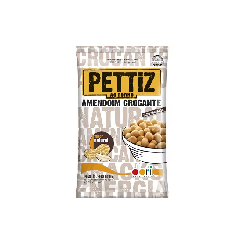 Amendoim Crocante Natural Dori Pettiz Pacote 120g