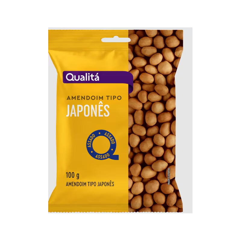 Amendoim Japones Assado Qualita Pacote 100g
