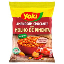 Amendoim Crocante Sabor Molho de Pimenta Yoki 150g