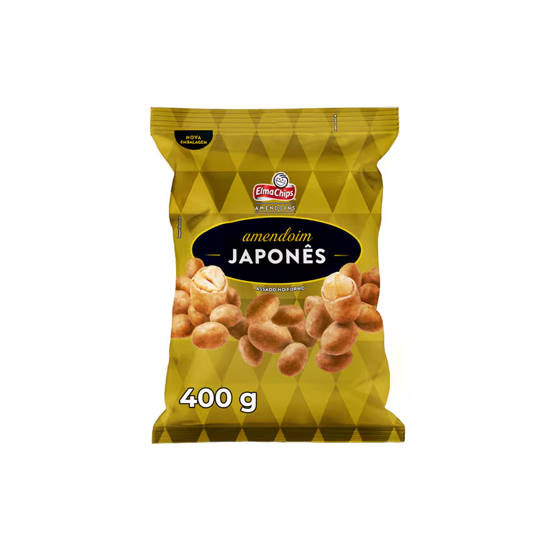 Amendoim Japonês Elma Chips 400g