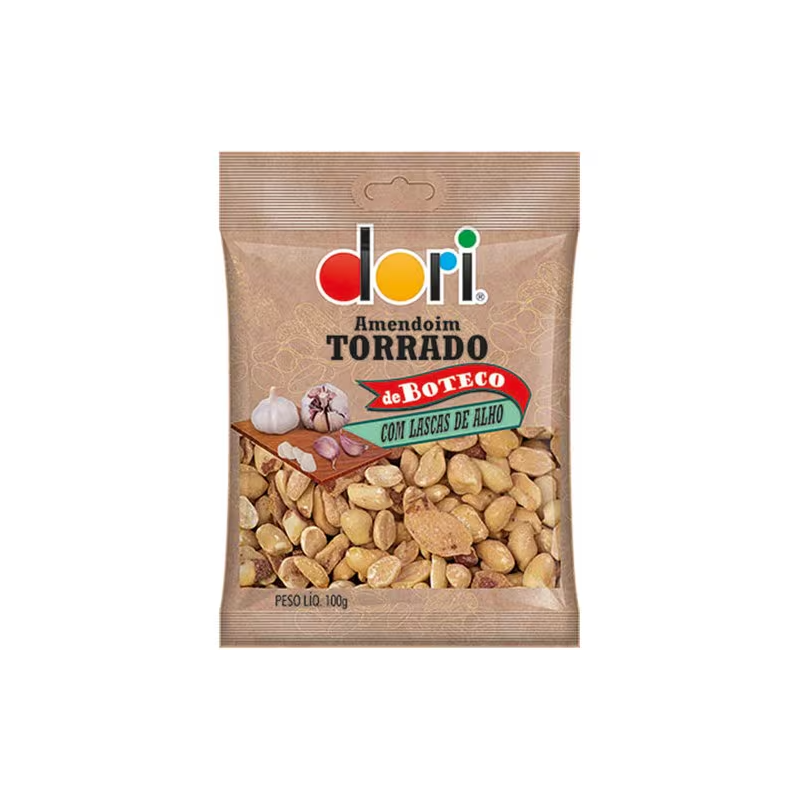 Amendoim Torrado Dori Boteco com Lascas de Alho 100g