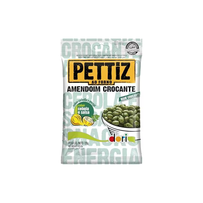Amendoim Crocante Cebola e Salsa Pettiz Dori 120g