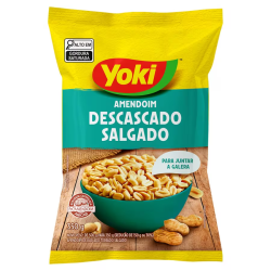 Amendoim torrado descascado salgado Yoki 350g
