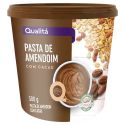 Pasta de Amendoim com Cacau Qualitá 500g