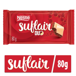 Chocolate em Barra Duo Suflair 80g