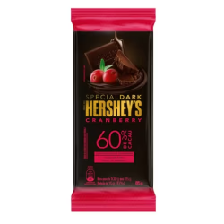 Chocolate Amargo 60% Cacau Cranberry Special Dark Hershey's 85g