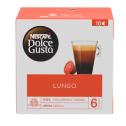Cápsula Nescafe Dolce Gusto Lungo 70g