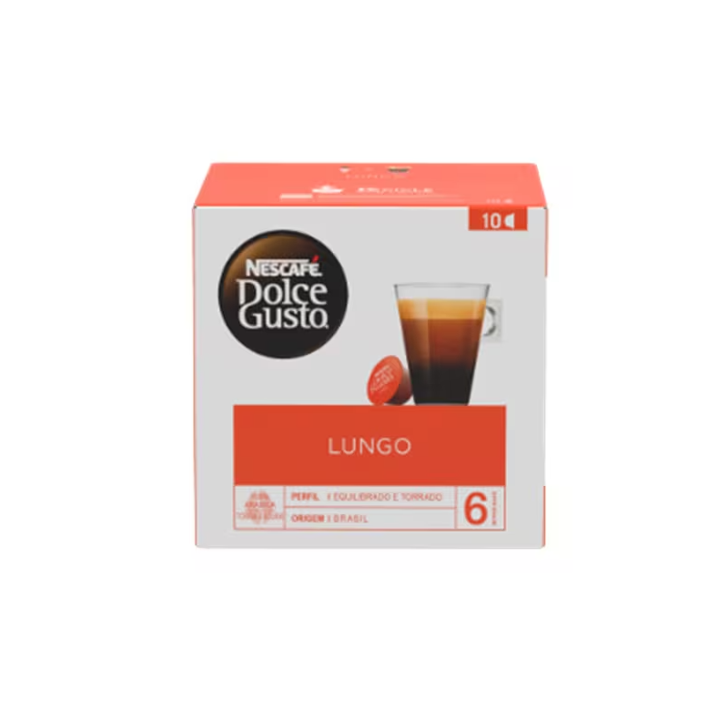 Cápsula Nescafe Dolce Gusto Lungo 70g