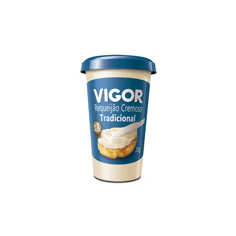 Requeijão Cremoso Tradicional Vigor Copo 200g