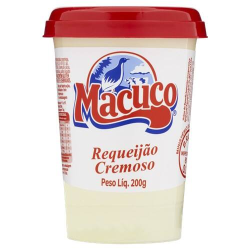 Requeijão Cremoso Tradiconal Macuco 200g