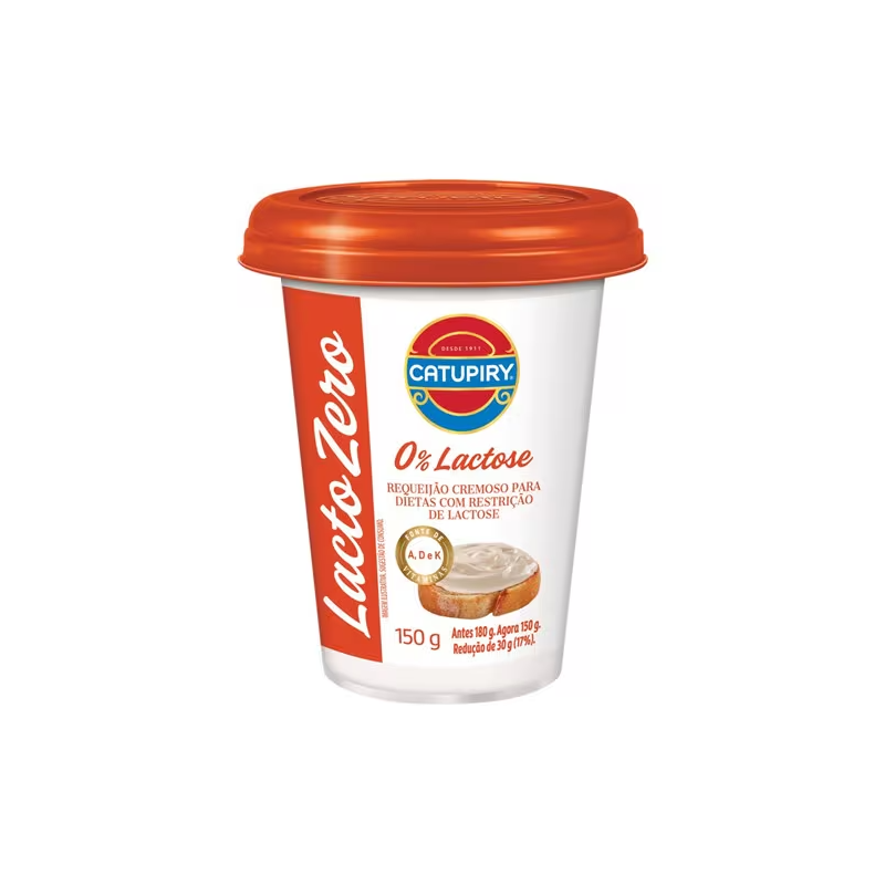 Requeijão Cremoso sem Lactose Catupiry 150g