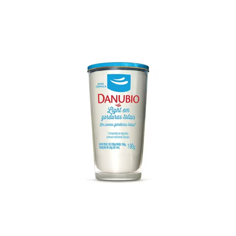 Requeijão Light Cremoso Danubio 190g