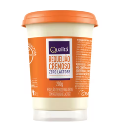 Requeijão Cremoso Zero Lactose Qualitá 200g
