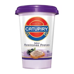 Requeijão Cremoso Catupiry Azeitonas Pretas Copo 180g