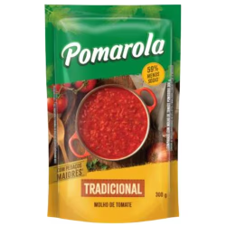Molho de Tomate Pomarola Sache 300g Tradicional