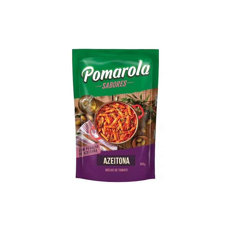 Molho de Tomate Caseiro Azeitona Pomarola 300g