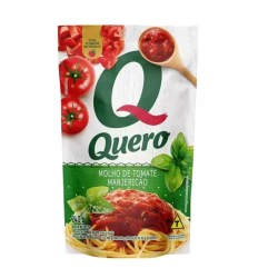 Molho De Tomate Quero Sachet 240g Manjericao