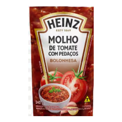 Molho De Tomate Heinz Sachet 240g Bolonhesa