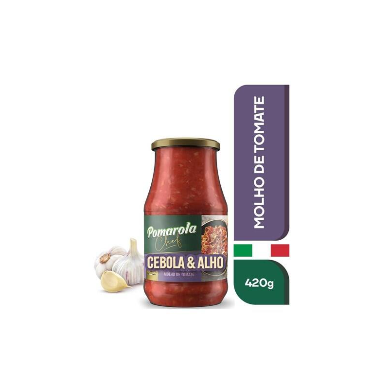 Molho de Tomate Cebola Ealho Pomarola 420g