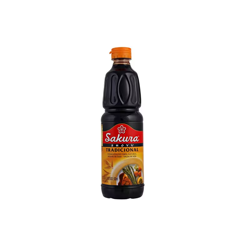 Molho Shoyu Sakura Tradicional Garrafa 500ml
