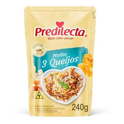 Molho de Três Queijos Predilecta 240g