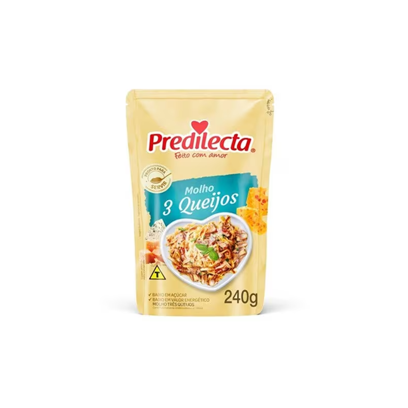 Molho de Três Queijos Predilecta 240g