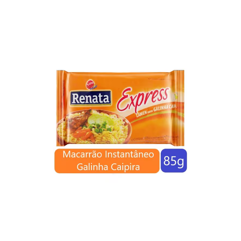 Macarrao Inst Renata Lamen 85g Galinha Caipira