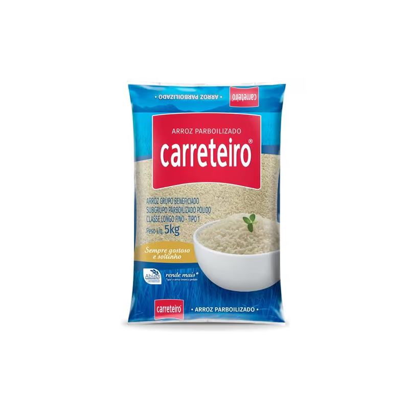 Arroz Parboilizado Tipo 1 Carreteiro 5kg