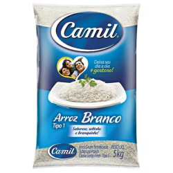 Arroz Branco Tipo 1 Camil 5kg
