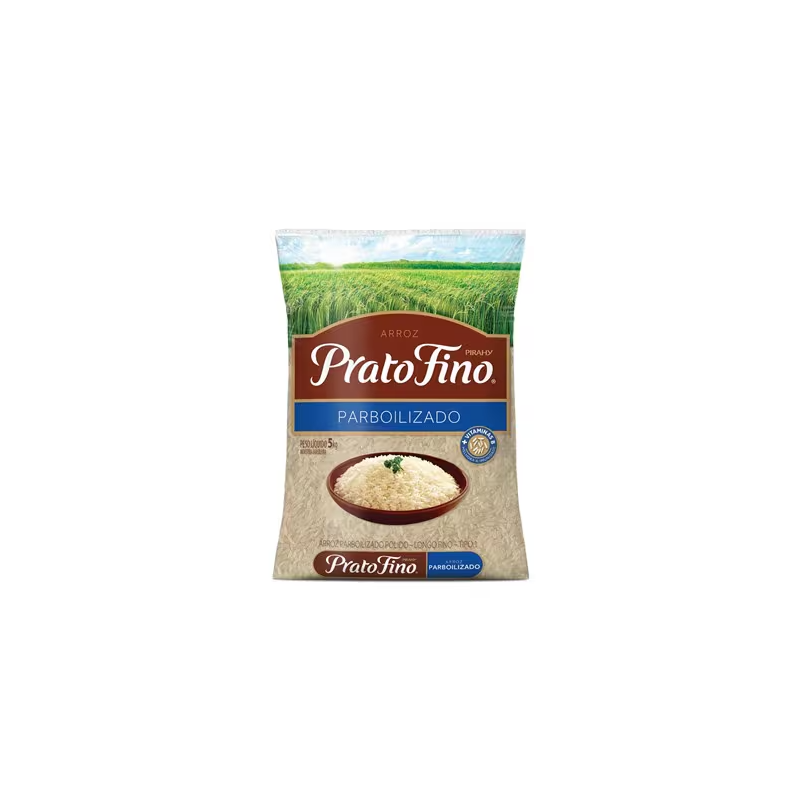 Arroz Parboilizado Tipo 1 Prato Fino Pacote 5kg