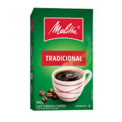 Café Torrado e Moído Tradicional Vácuo Melitta 500g