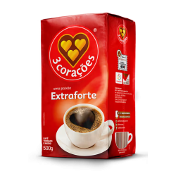 Café 3 Corações Extra Forte Almofada 500g