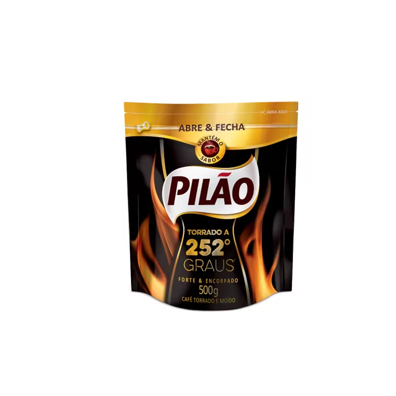 Café Pilão Torrado a 252º Abre e Fecha 500g