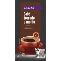 Cafe Torrado E Moido A Vacuo Extraforte Qualita Pacote 500g