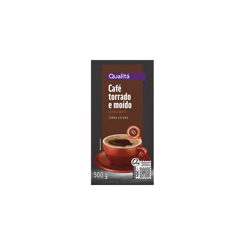 Cafe Torrado E Moido A Vacuo Extraforte Qualita Pacote 500g