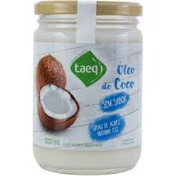 Óleo de Coco sem Sabor Taeq 500ml