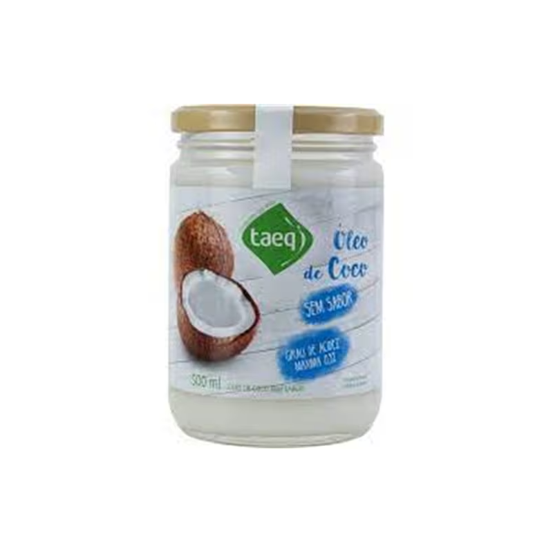Óleo de Coco sem Sabor Taeq 500ml