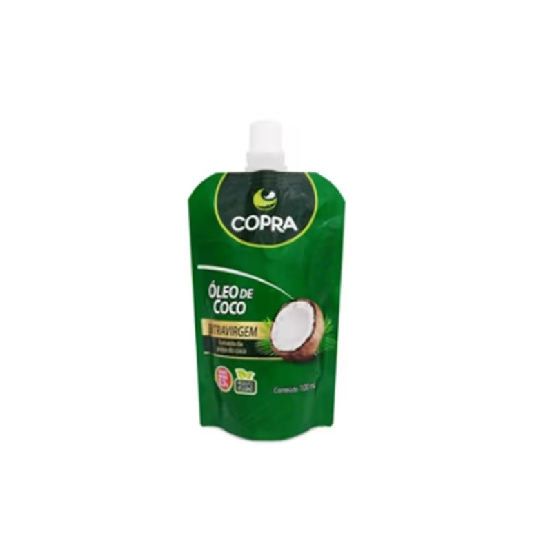 Óleo de Coco Extra Virgem Copra Embalagem 100ml