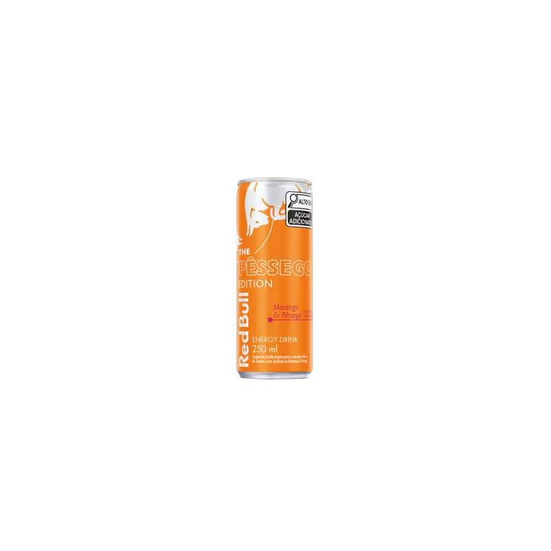 Energético Red Bull Morango E Pêssego 250ml