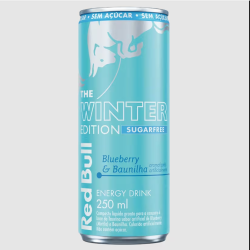Bebida Energética Sabor Blueberry e Baunilha Sugarfree Red Bull 250ml