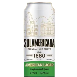 Cerveja Pilsen Sulamericana Lata 473ml