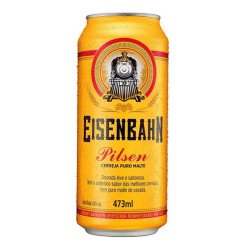 Cerveja Eisenbahn Pilsen Puro Malte Lata 473ml