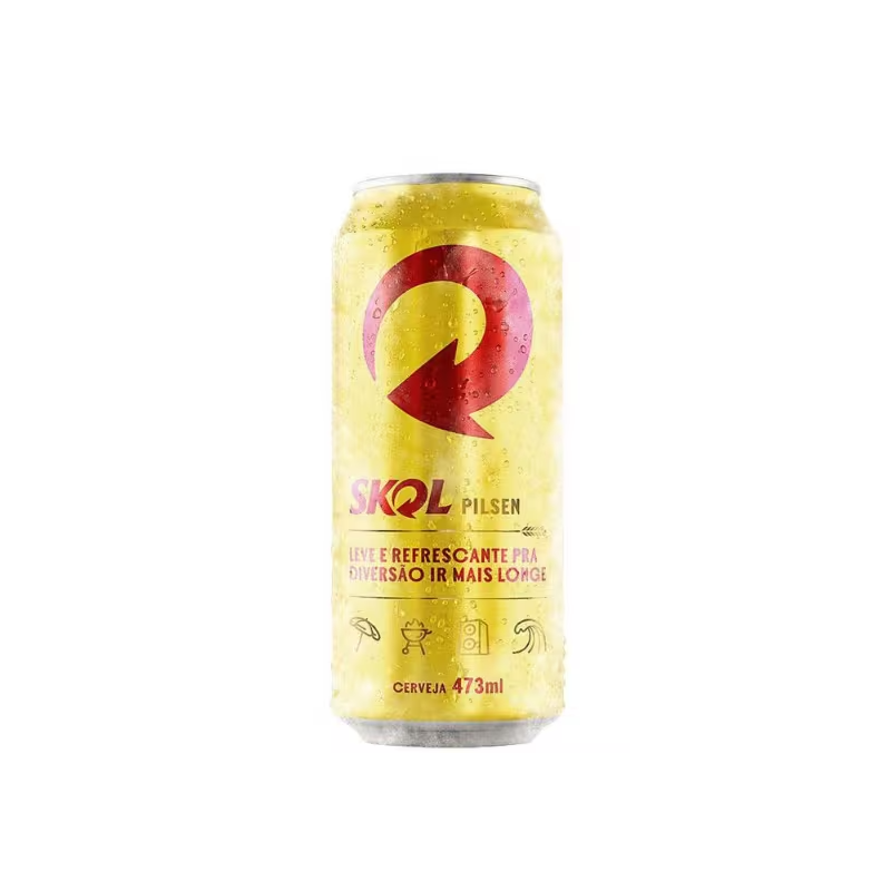 Cerveja Skol Pilsen Lata 473ml