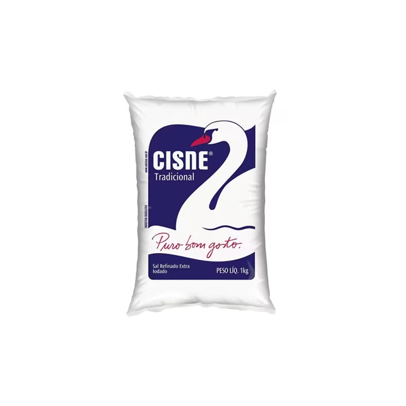 Sal de Cozinha Refinado Cisne 1kg