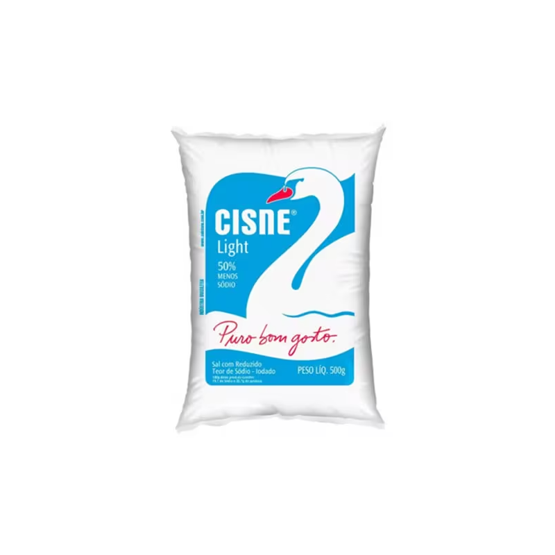 Sal Refinado Light Cisne Pacote 500g
