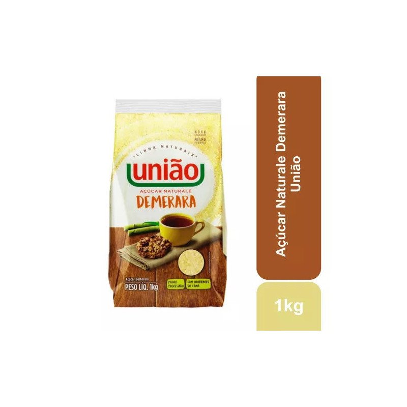 Açúcar Demerara Naturale União 1kg