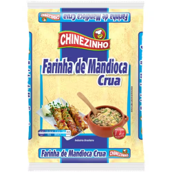Farinha de Mandioca Crua Chinezinho Embalagem 1kg
