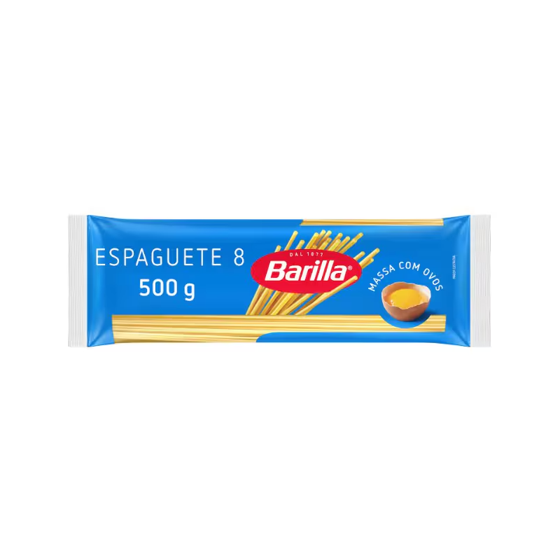 Macarrao Barilla Espaguete 8 C/ovos 500g